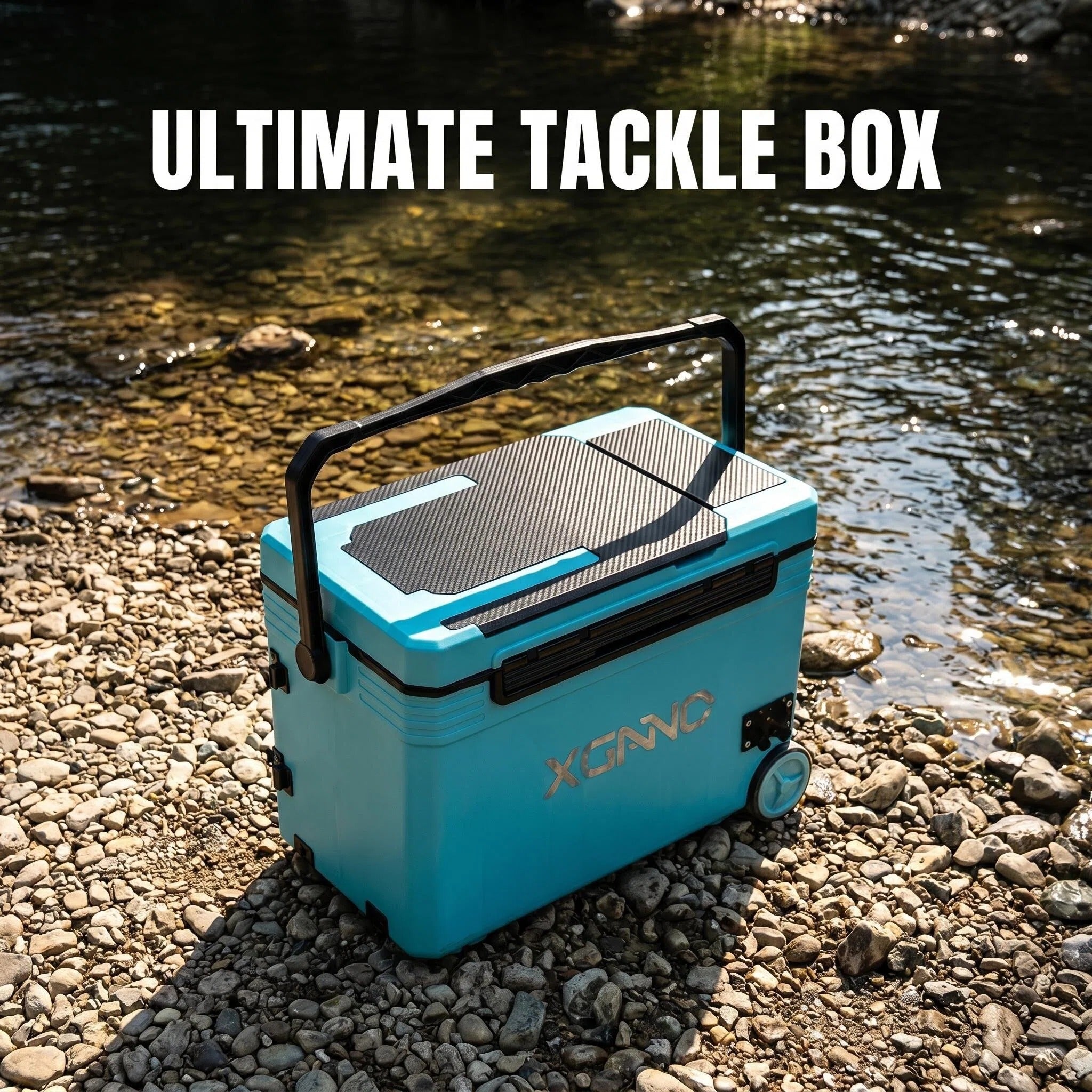 Wheeled Hard Cooler, Long-Lasting Ice Retention Cooler for Fishing & Camping